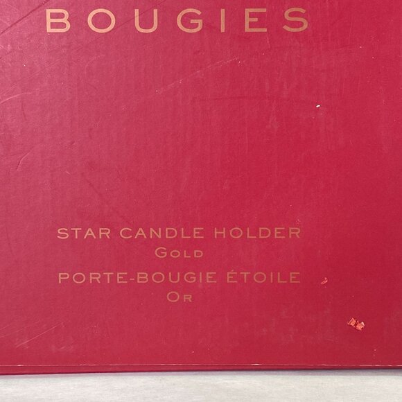 Vintage Avon Candle Bougies Gold Tone Star Plate - Picture 8 of 10